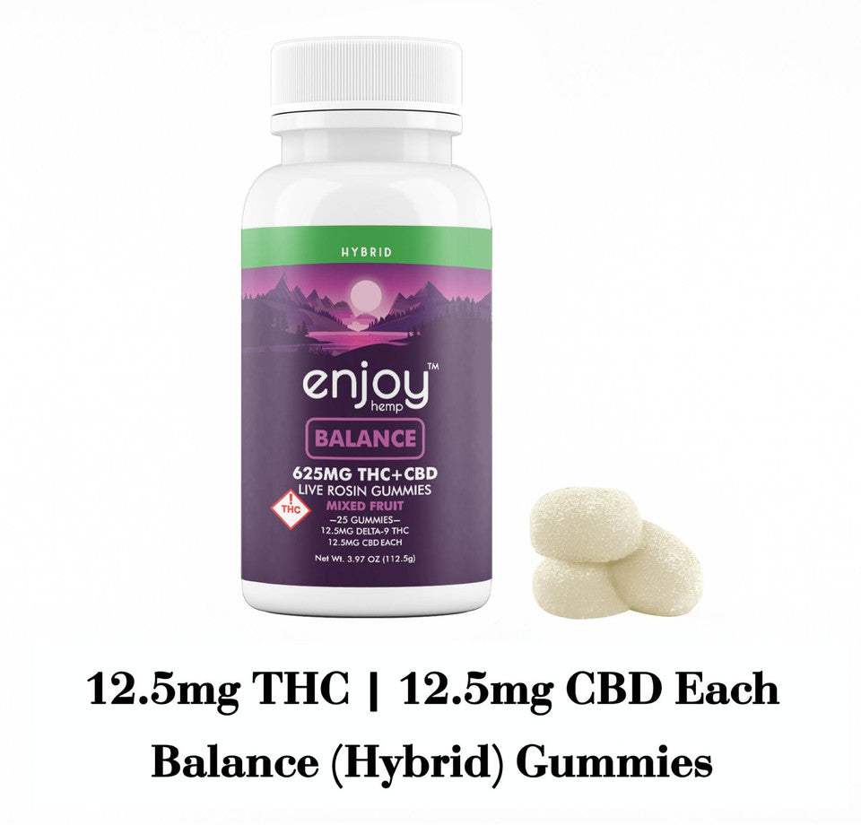 Enjoy Live Rosin Delta 9 THC Gummies 25CT