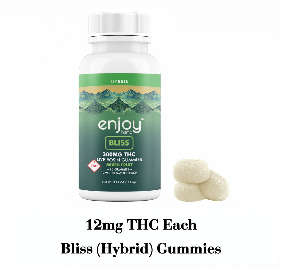 Enjoy Live Rosin Delta 9 THC Gummies 25CT