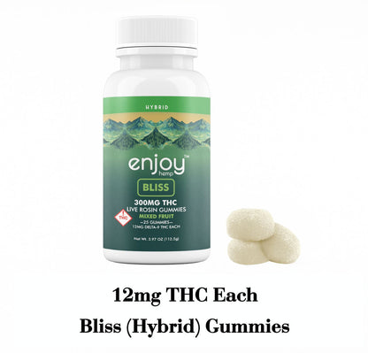 Enjoy Live Rosin Delta 9 THC Gummies 25CT