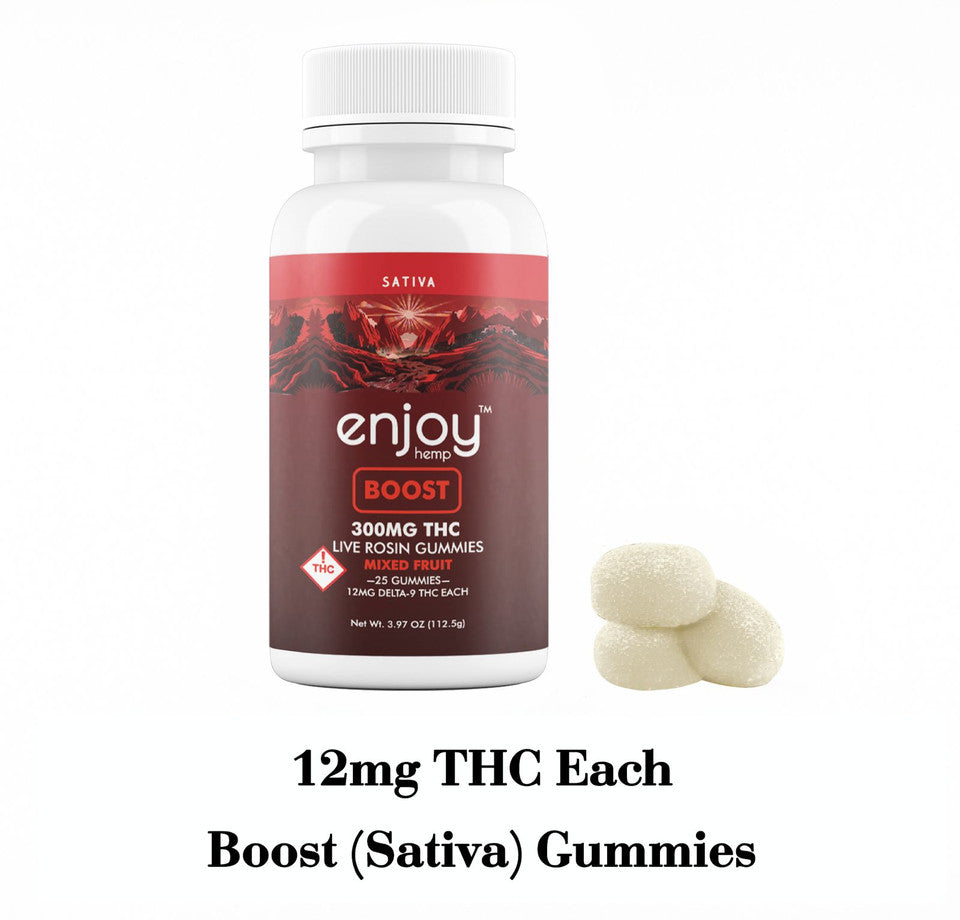 Enjoy Live Rosin Delta 9 THC Gummies 25CT