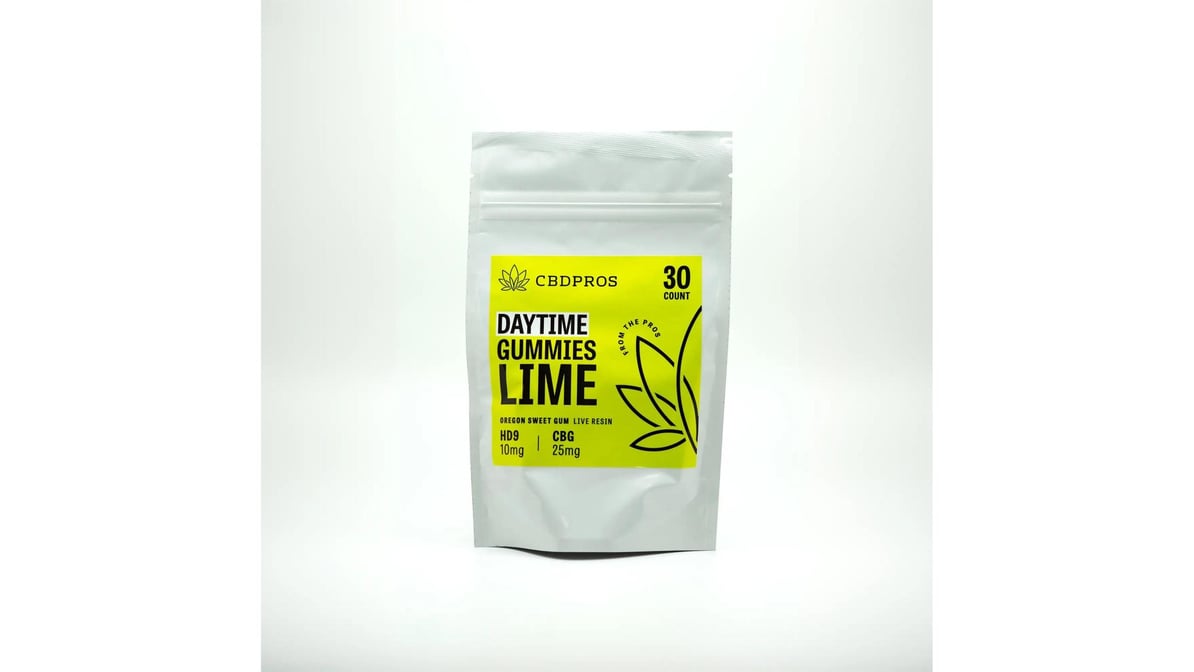 CBD Pros Lime CBD 10 mg THC Gummies (30 ct)