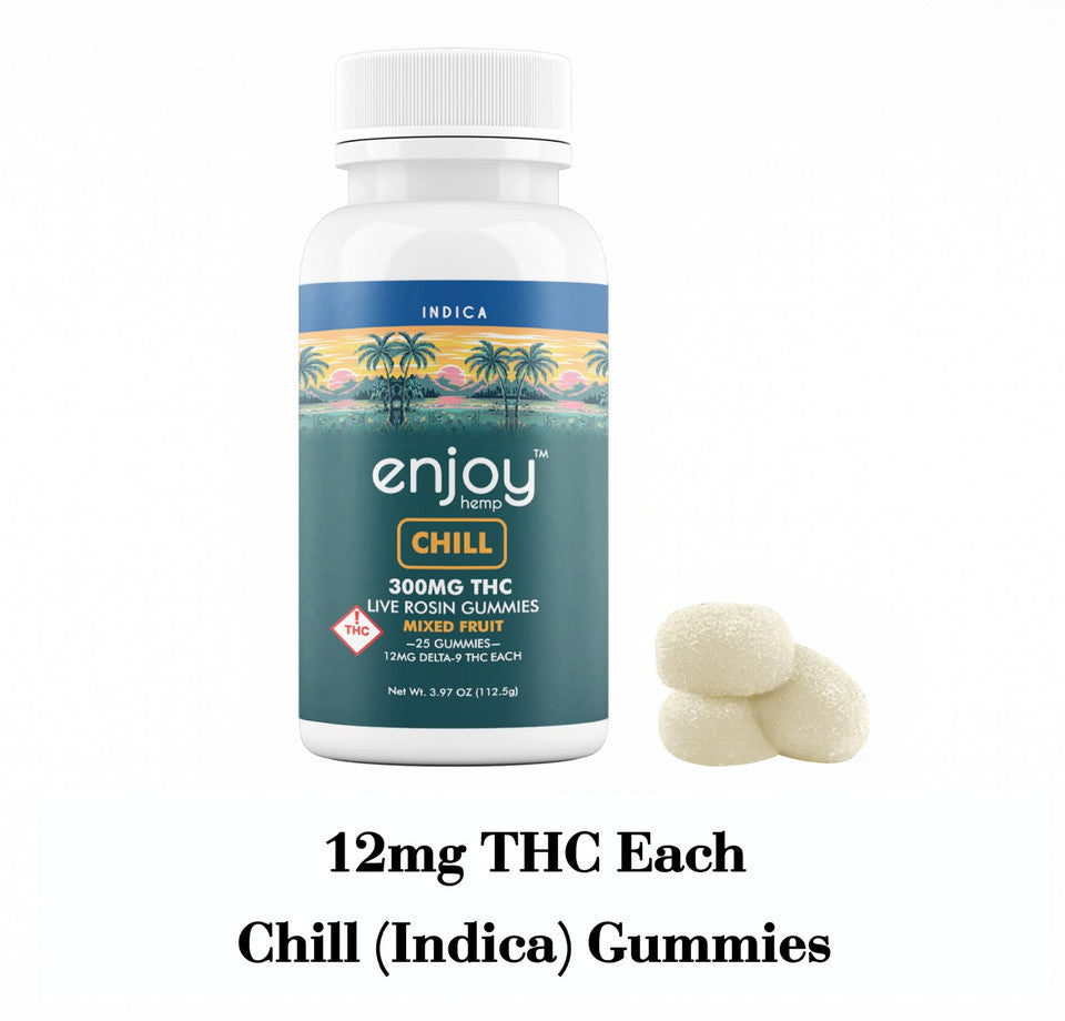 Enjoy Live Rosin Delta 9 THC Gummies 25CT