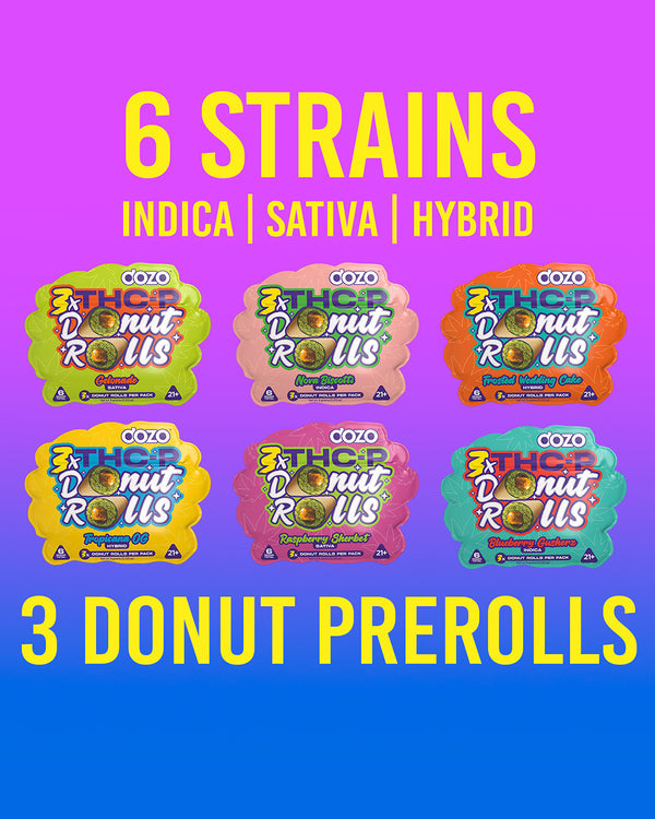 Dozo Donut THC-P Prerolls 6 grams (3ct)Per Pack