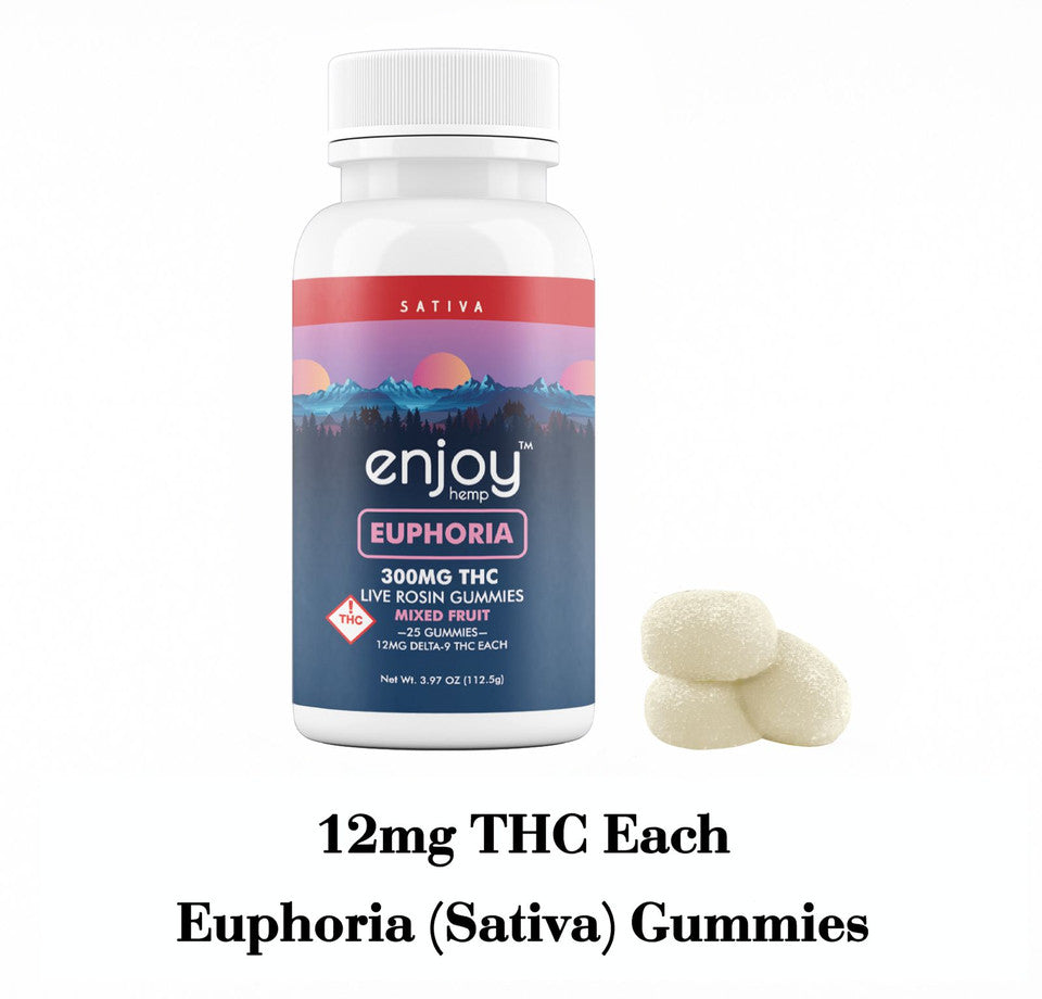 Enjoy Live Rosin Delta 9 THC Gummies 25CT