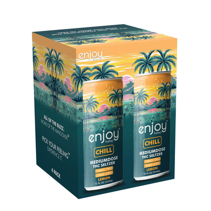 Enjoy D9 THC Seltzer | Medium dose