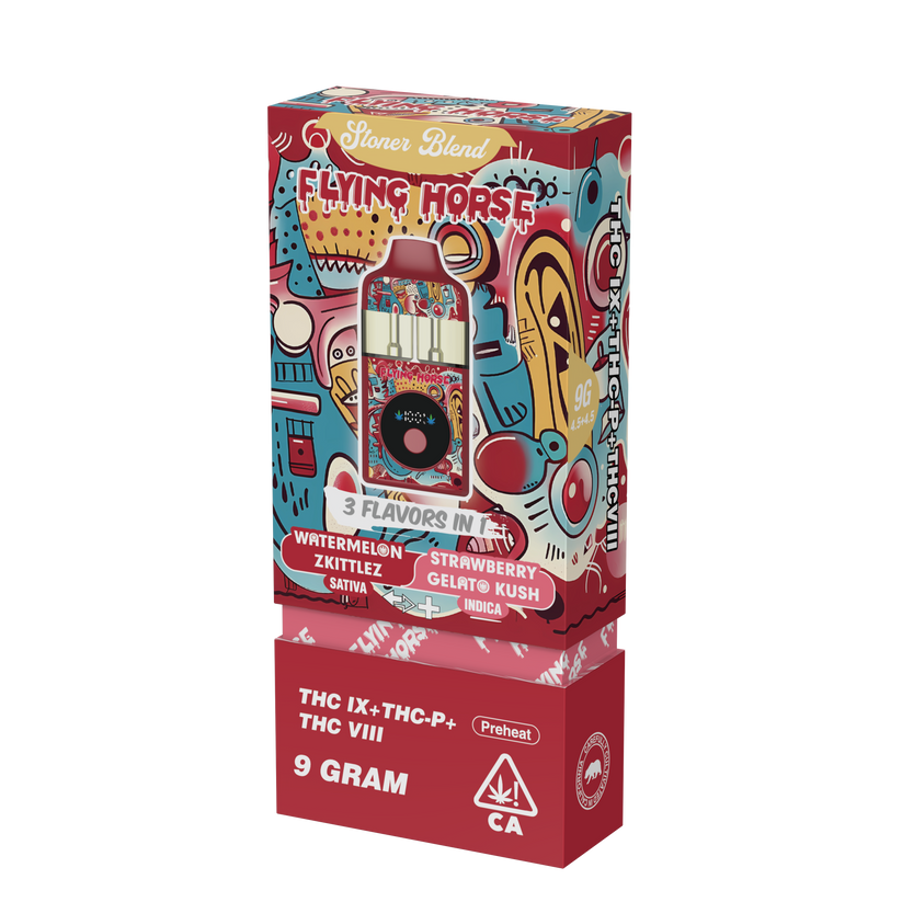 Flying Horse Stoner Blend 9GM | THC-P + THC-IX + THC-VIII