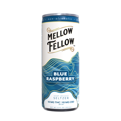 Mellow Fellow Delta 9 10MG THC + 10MG CBD Seltzer Beverage 20MG