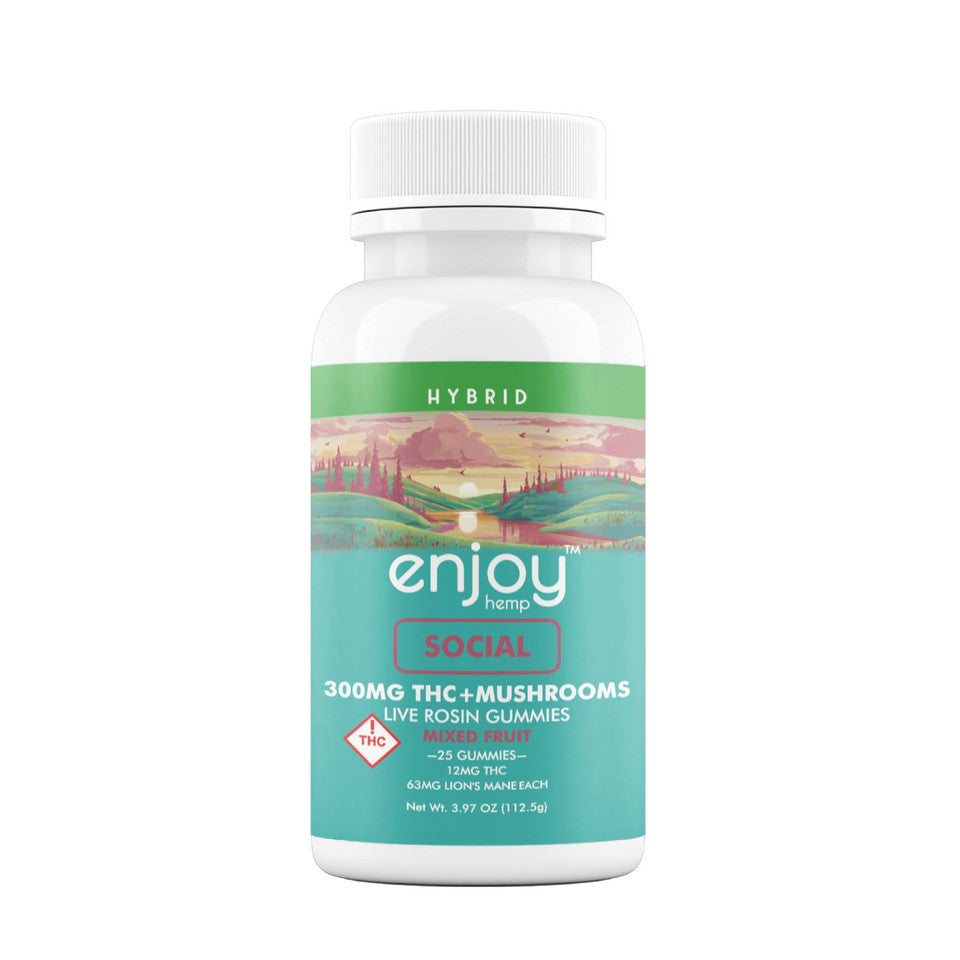 Enjoy Live Rosin Delta 9 THC Gummies 25CT