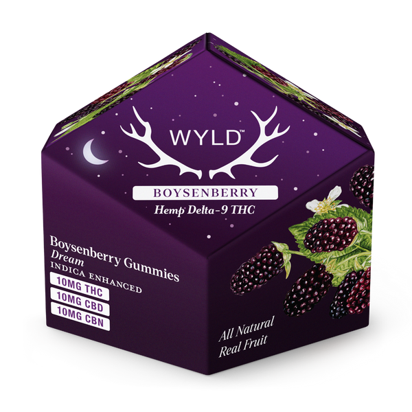 WYLD D9 THC Gummies 10mg 10ct/Jar