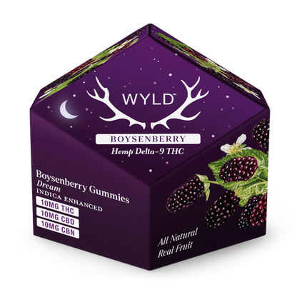 WYLD D9 THC Gummies 10mg 10ct/Jar