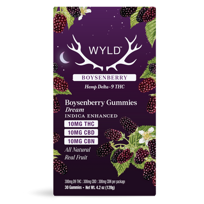 WYLD D9 THC Gummies 10mg 30ct/Jar