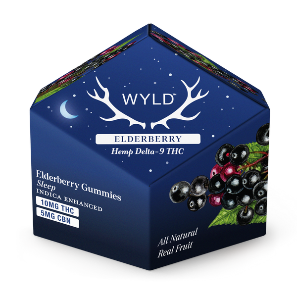 WYLD D9 THC Gummies 10mg 10ct/Jar