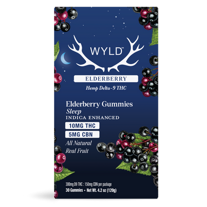 WYLD D9 THC Gummies 10mg 30ct/Jar