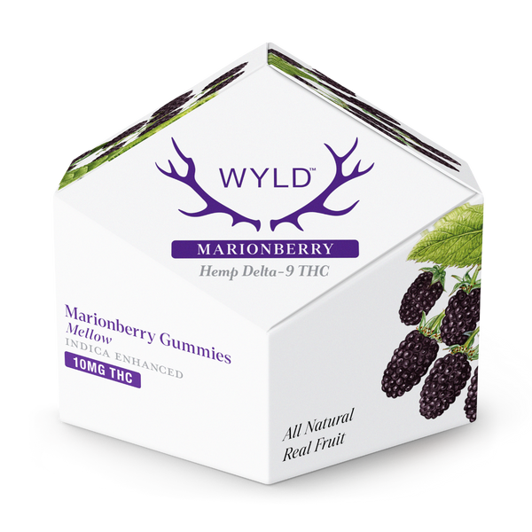 WYLD D9 THC Gummies 10mg 10ct/Jar