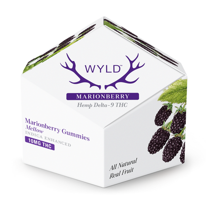 WYLD D9 THC Gummies 10mg 10ct/Jar