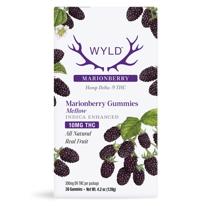 WYLD D9 THC Gummies 10mg 30ct/Jar
