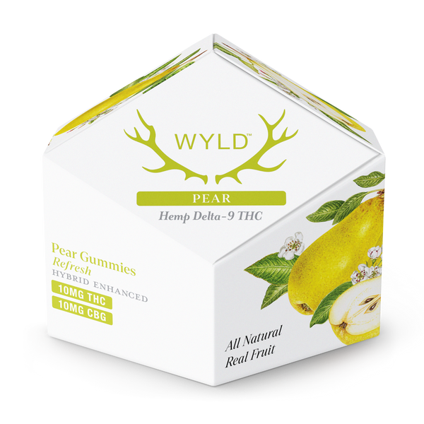 WYLD D9 THC Gummies 10mg 10ct/Jar
