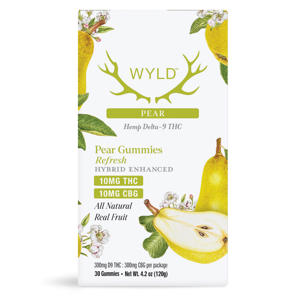 WYLD D9 THC Gummies 10mg 30ct/Jar