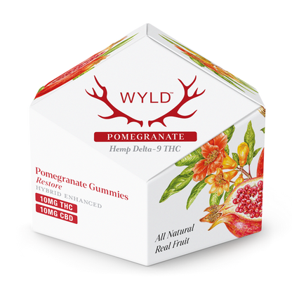 WYLD D9 THC Gummies 10mg 10ct/Jar