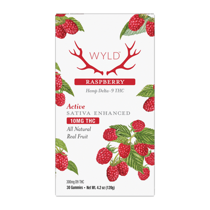 WYLD D9 THC Gummies 10mg 30ct/Jar