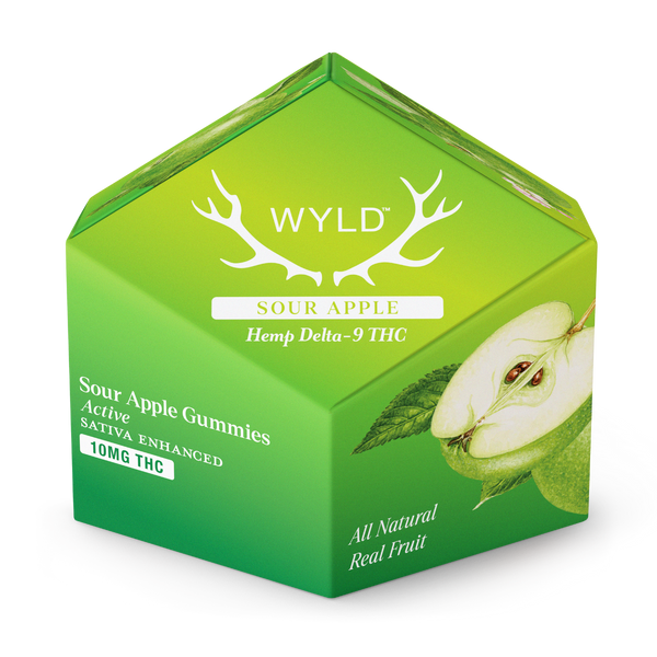 WYLD D9 THC Gummies 10mg 10ct/Jar