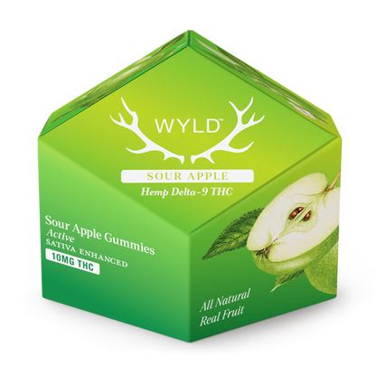 WYLD D9 THC Gummies 10mg 10ct/Jar