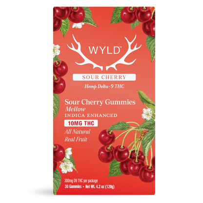 WYLD D9 THC Gummies 10mg 30ct/Jar