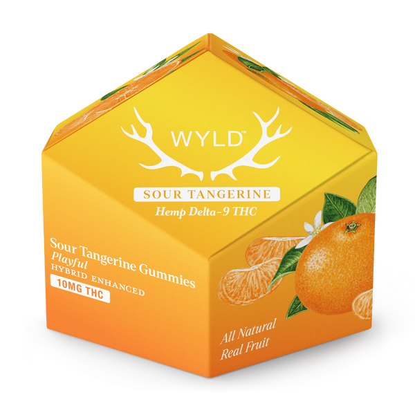 WYLD D9 THC Gummies 10mg 10ct/Jar
