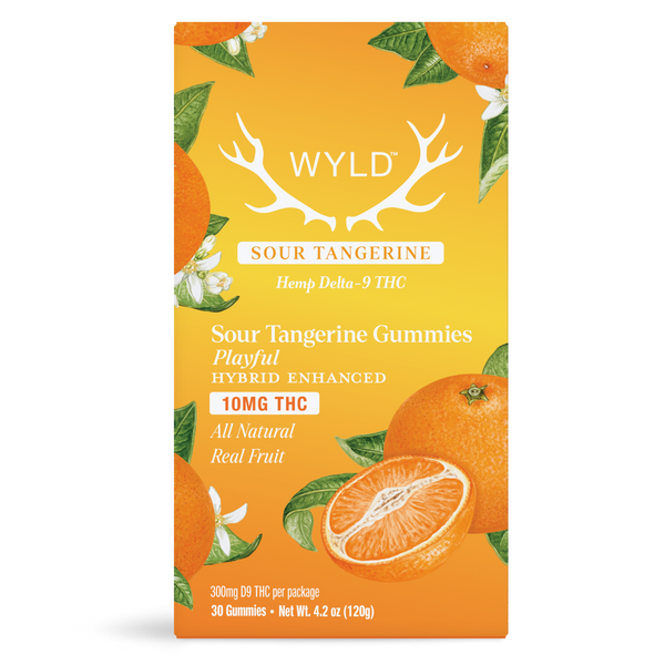 WYLD D9 THC Gummies 10mg 30ct/Jar