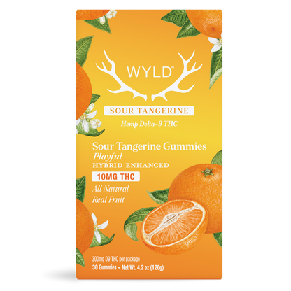 WYLD D9 THC Gummies 10mg 30ct/Jar