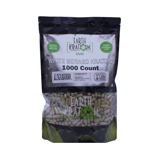Earth Kratom 1000 CT Kratom Capsules