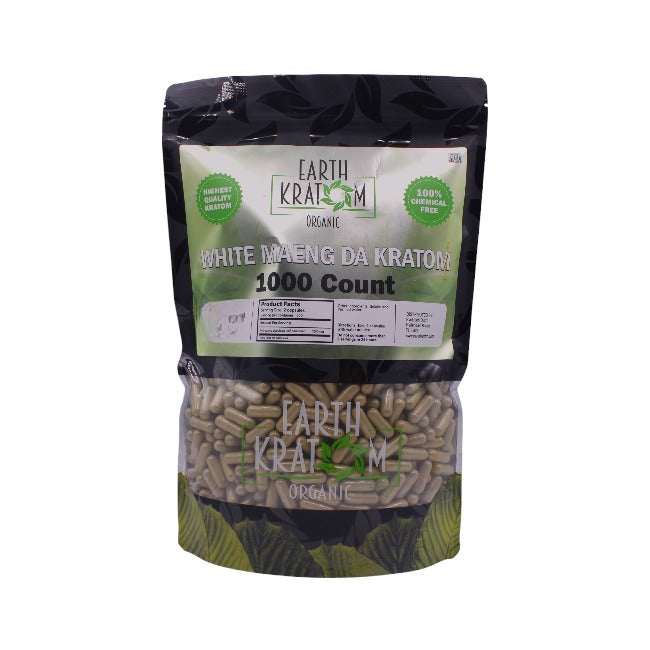 Earth Kratom 1000 CT Kratom Capsules