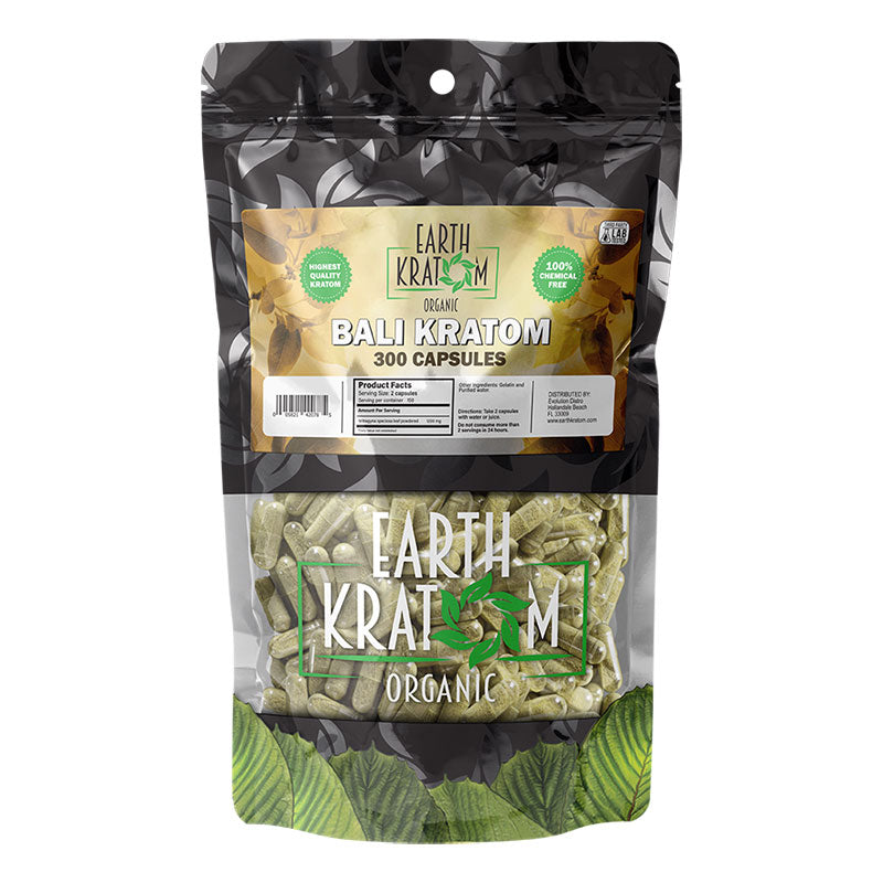 Earth Kratom 300 CT Kratom Capsules