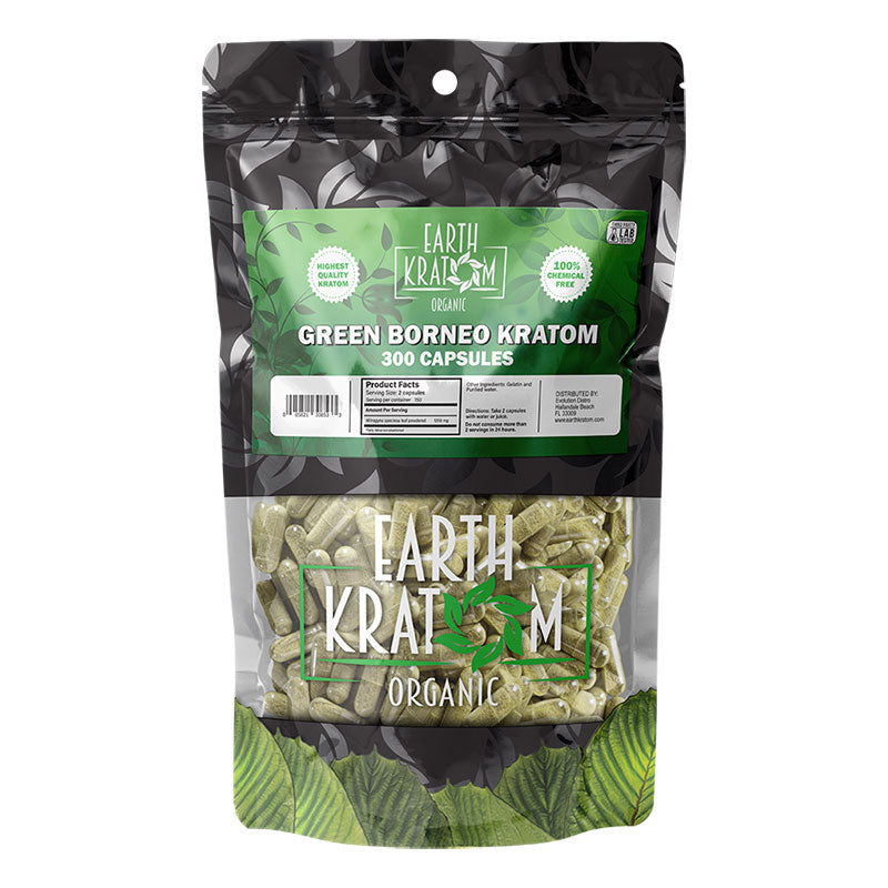 Earth Kratom 300 CT Kratom Capsules