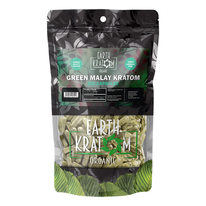 Earth Kratom 300 CT Kratom Capsules
