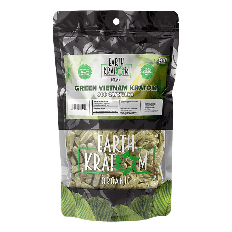 Earth Kratom 300 CT Kratom Capsules