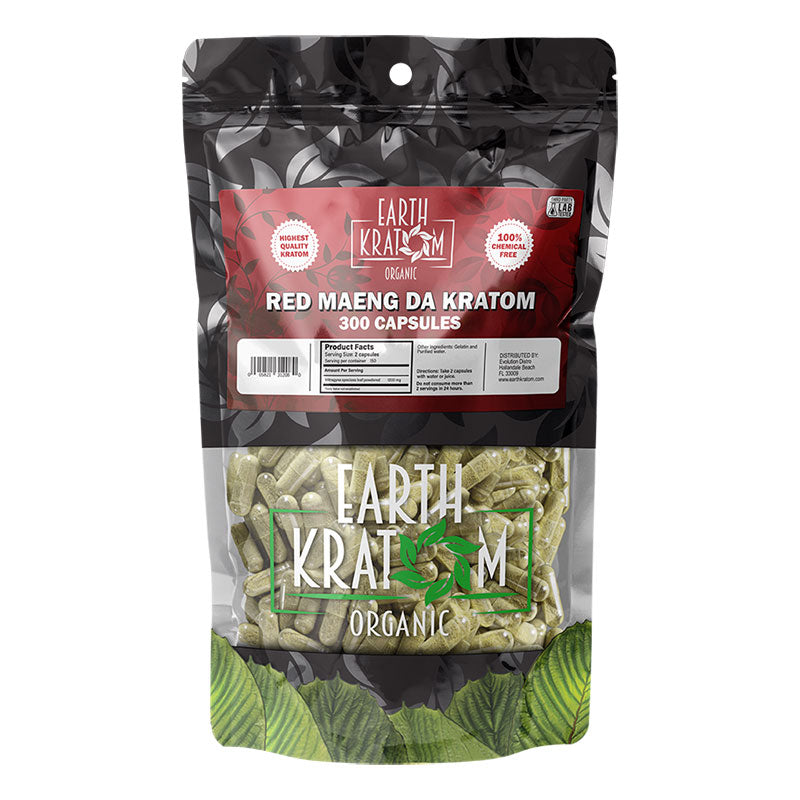 Earth Kratom 300 CT Kratom Capsules