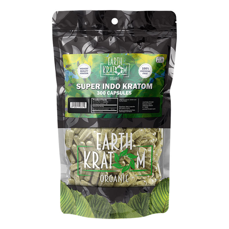 Earth Kratom 300 CT Kratom Capsules