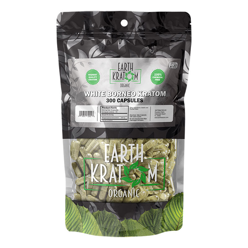 Earth Kratom 300 CT Kratom Capsules