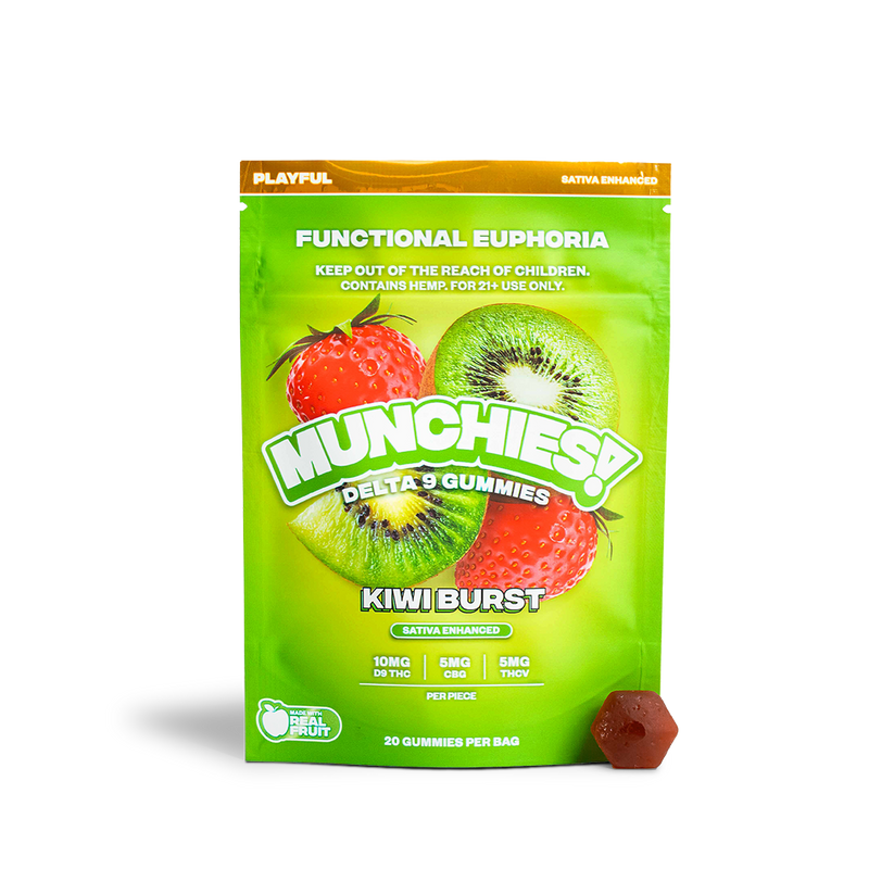 Munchies D9 THC Gummy 20CT Per Bag