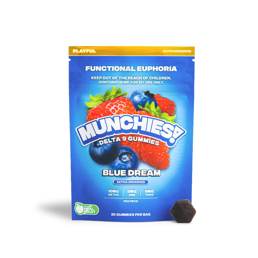 Munchies D9 THC Gummy 20CT Per Bag