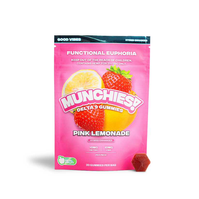 Munchies D9 THC Gummy 20CT Per Bag