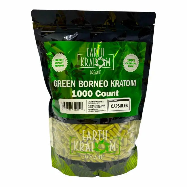 Earth Kratom 1000 CT Kratom Capsules