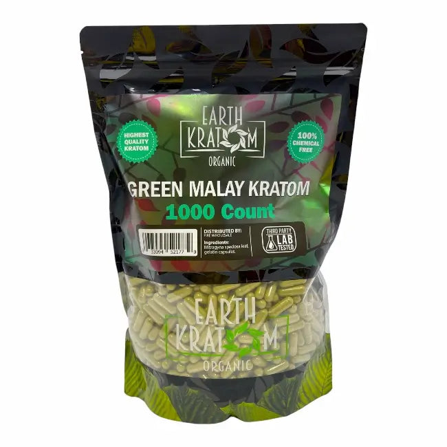 Earth Kratom 1000 CT Kratom Capsules