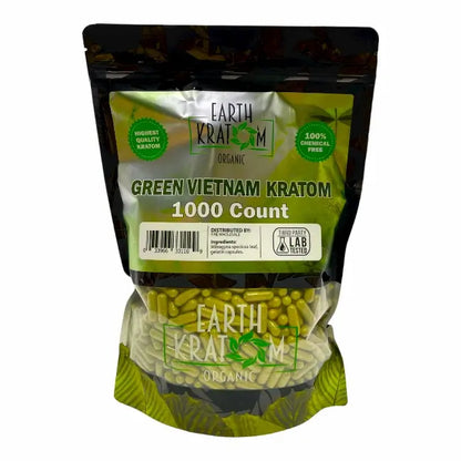 Earth Kratom 1000 CT Kratom Capsules