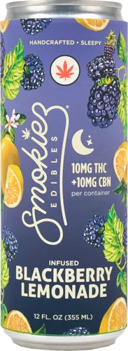 Smokiez Blackberry Lemonade 10MG THC + 10MG CBN